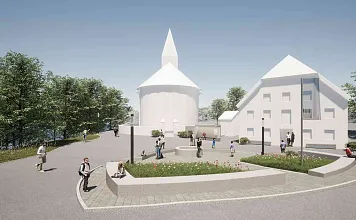 Itter Dorfplatz Visualisierung