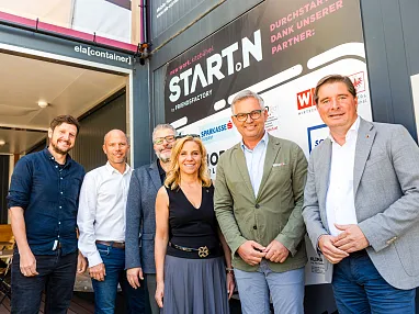 Magnus Brunner Besuch Start.N Kitzbühel
