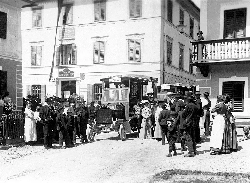 Motorpostlinie -Postauto 1911