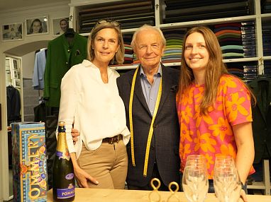 Prader Franz mit Gattin und Tochter