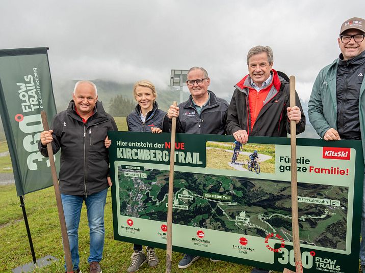 Spatenstich Kirchberg Trail