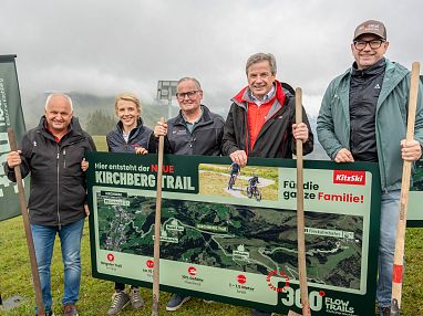 Spatenstich Kirchberg Trail