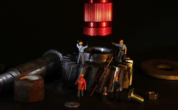 Symbolfoto Arbeit Minifiguren