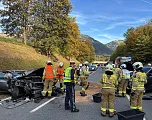 Unfall Brixentalbundesstraße_ FF Kitzbühel