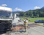 Vekehrsunfall Loferer Bundesstraße Kirchdorf_FFStJohann