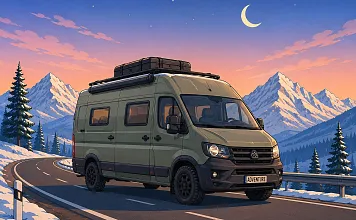 Wintercamping Symbolbild