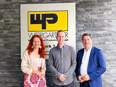 Woergartner Johannes, Cornelia Hagele Betriebsbesuch