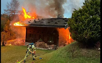 Wohnhausbrand im Ortsteil Vordergrub