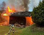Wohnhausbrand im Ortsteil Vordergrub
