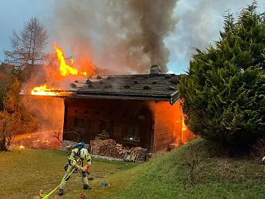 Wohnhausbrand im Ortsteil Vordergrub