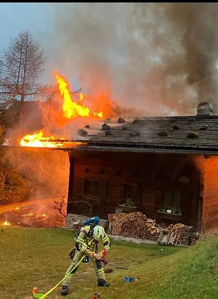 Wohnhausbrand im Ortsteil Vordergrub